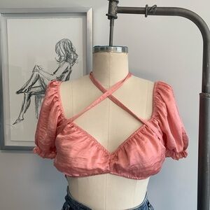 New Coquette Crop Top by Blue Blush